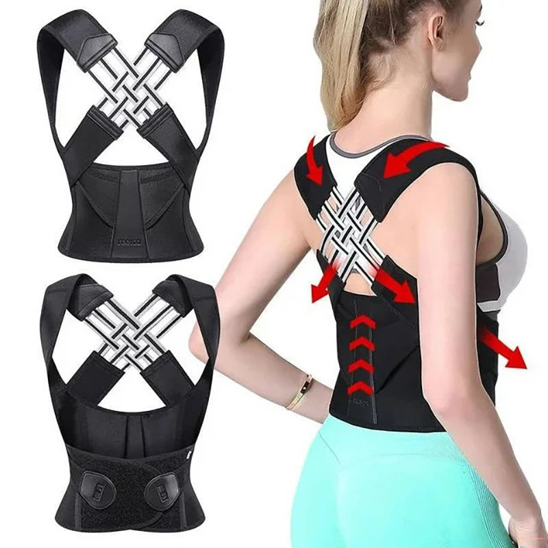 Correcteur de posture dorsal pour femmes et hommes
